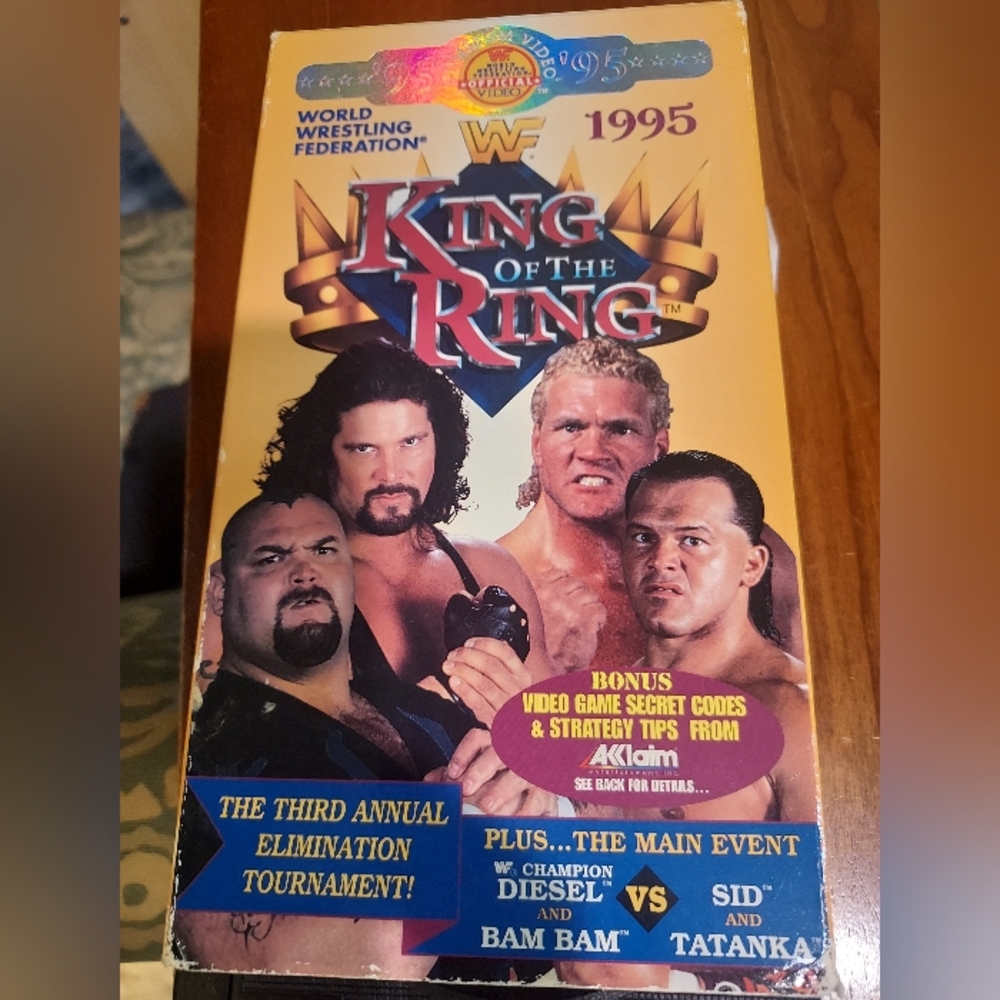 1995 WWF KING of the Ring VHS